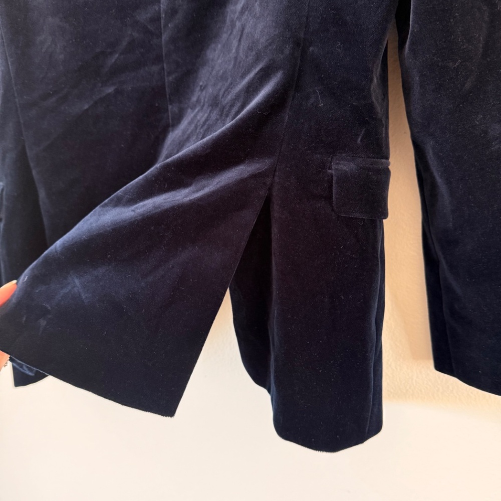 BOSS HUGO BOSS Men’s Arti slim fit navy velvet dinner jacket size 38R - Picture 11 of 11